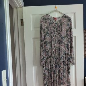 Sundance Multicolor Floral Long Sleeve Dress